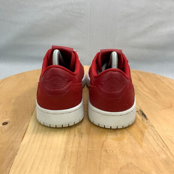 Nike Air Jordan 1 Retro Low Womens Size 6.5 Shoes OG Gym Red Leather Sneakers - Picture 4 of 9